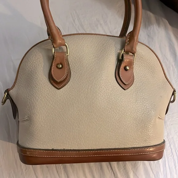 Dooney & Bourke Satchel cream & leather handbag - Picture 3 of 6